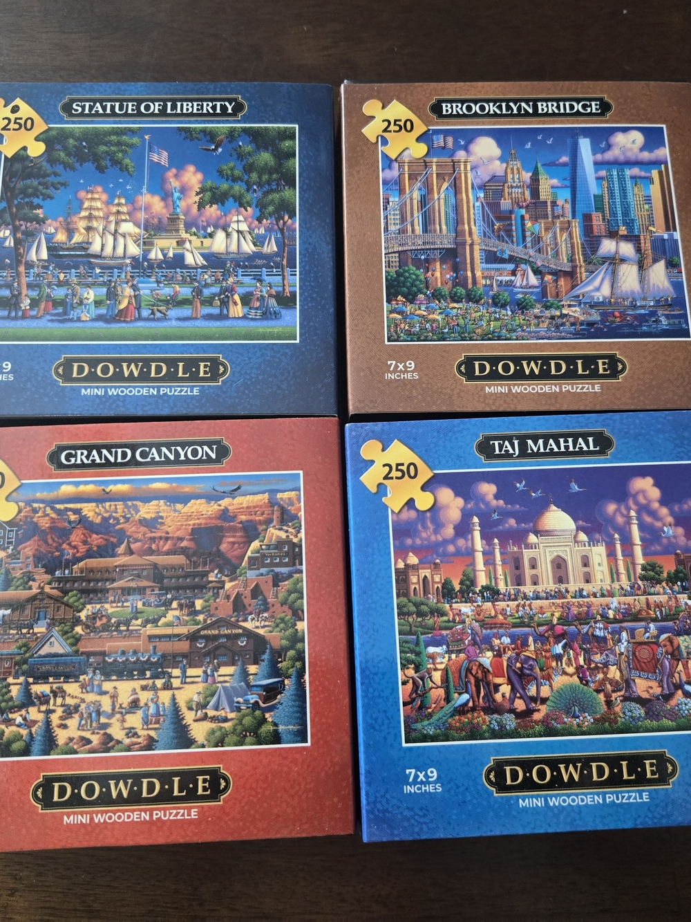 Dowdle Mini Wooden Puzzle Bundle